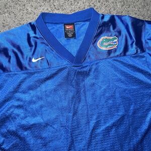 Vtg Y2K Nike Team Florida Gators Mens XL Blue Mesh Game Jersey